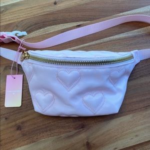 NWT quilted hearts Fanny pack